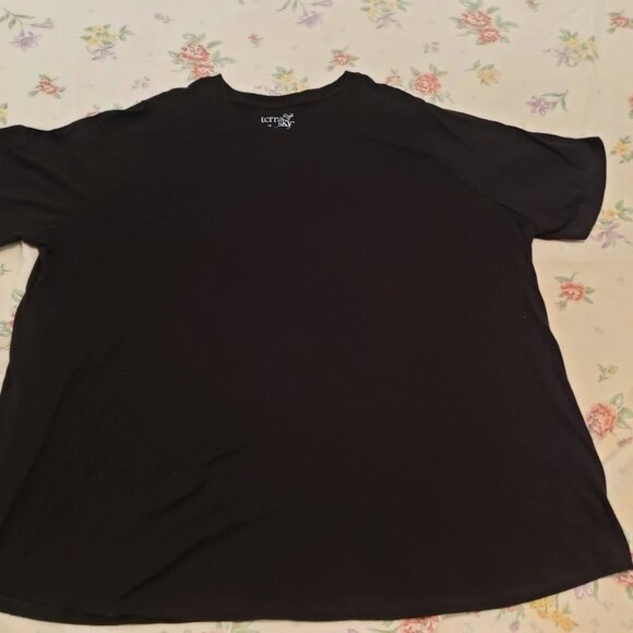 5 NIB Terra Sky Vneck t-shirts/ long length/Short sleeves/3X/24W-26W/ - Picture 1 of 11